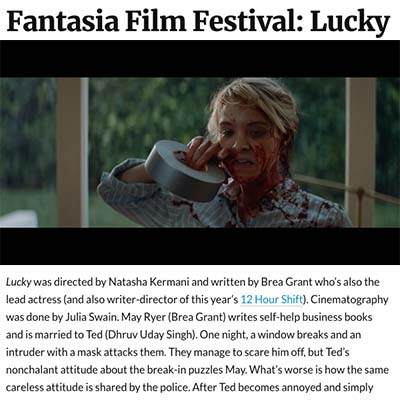 Fantasia Film Festival: Lucky